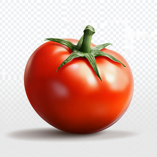 3D red in photo realistic style with a flat white background, isolated clipart