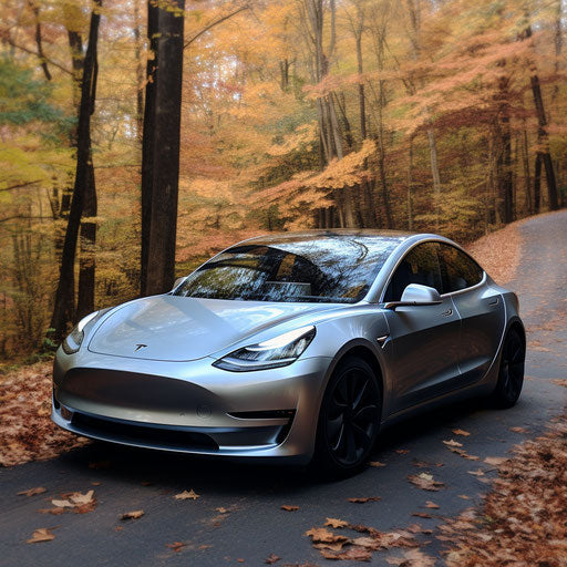 electric silver vehicle