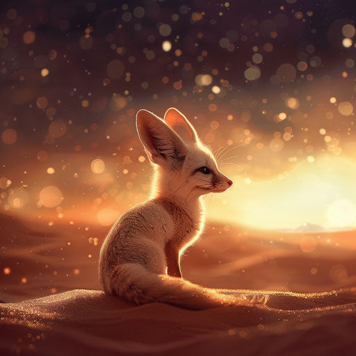Magical desert kit fox