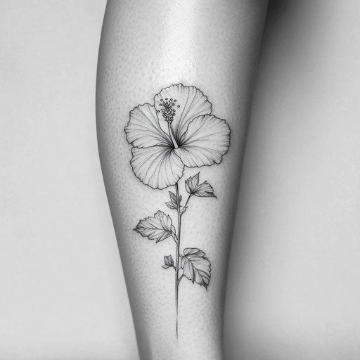 Hibiscus Flower Tattoo Tattoo Sketch Collection