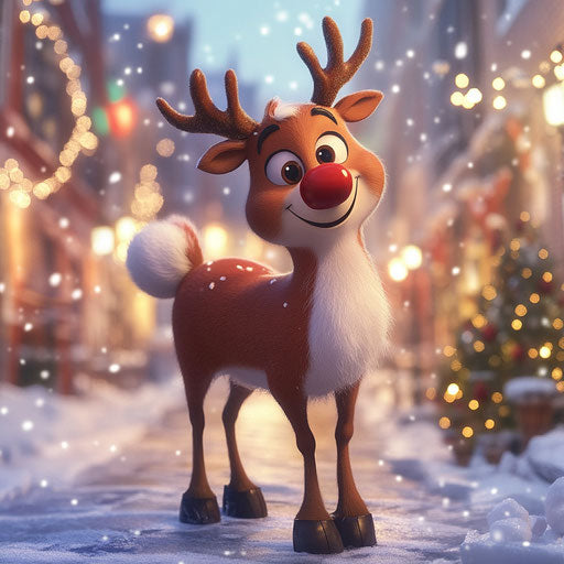 Exclusive Rudolph The Red Nosed Reindeer Festive Design