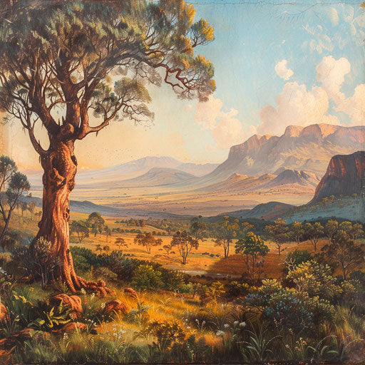 Transvaal Landscape, South Africa, Late 19th Century