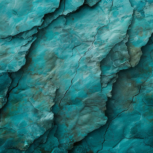 Realistic photography clipart with flat teal background, vibrant contrasts and detailed textures