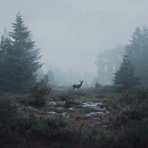 A Serene Landscape Without People or Animals