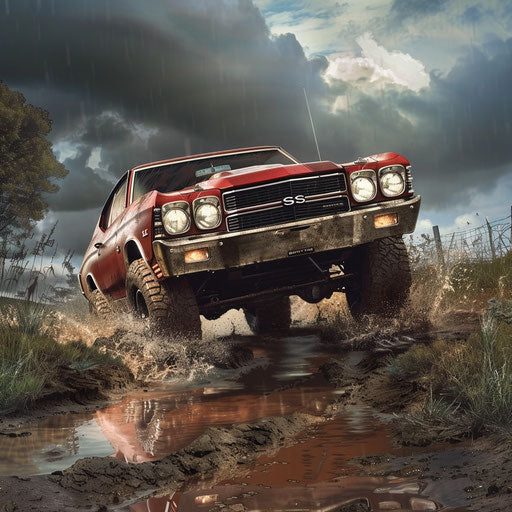 1969 Chevrolet Chevelle SS conquers under stormy sky