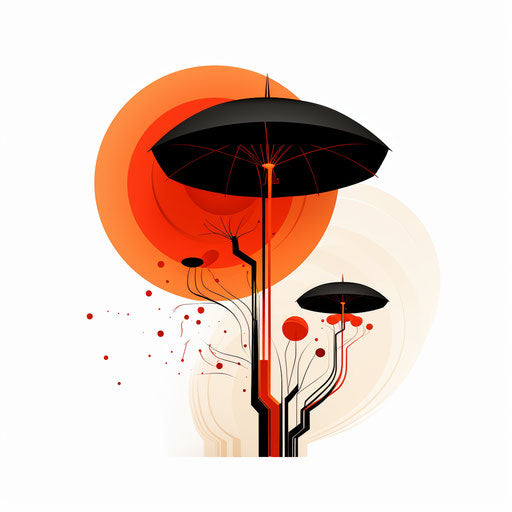 Market clipart in the Minimalist style, on a white background