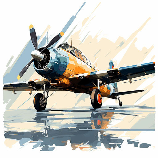 Jet clipart in the style of Oil painting, on a white background