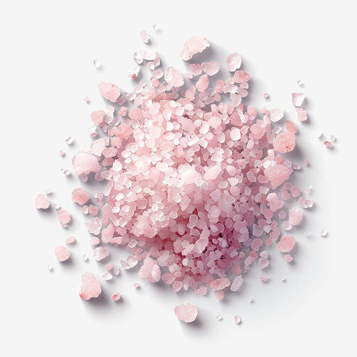 Realistic salt illustration on flat white background