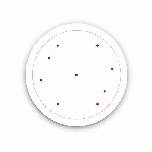 Circle clipart in the style of Minimalist, on white background