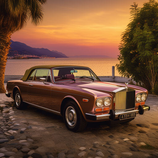 Luxury car Rolls-Royce Corniche II (1986)