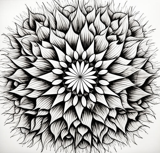 Mandala Tattoo Sketch Kit
