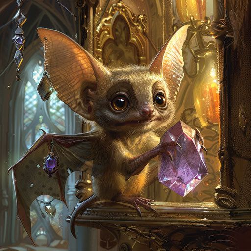 The bat thief in a museum