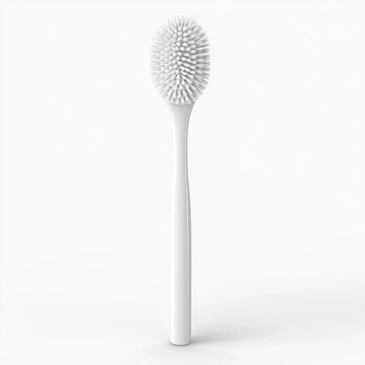 Realistic toilet brush, high resolution, isolated