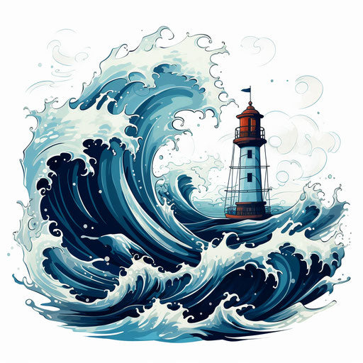 Chiaroscuro Art on white background