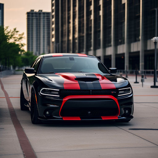 Dodge Charger Hellcat Racing Stripes