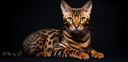 Bengal Cat: Wonderful Dark Brown and Gold Patterns