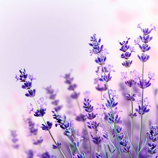 Realistic clipart integration on soft lavender background