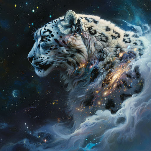 Cosmic snow leopard