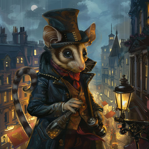 A sugar glider detective solves mysteries in Victorian London