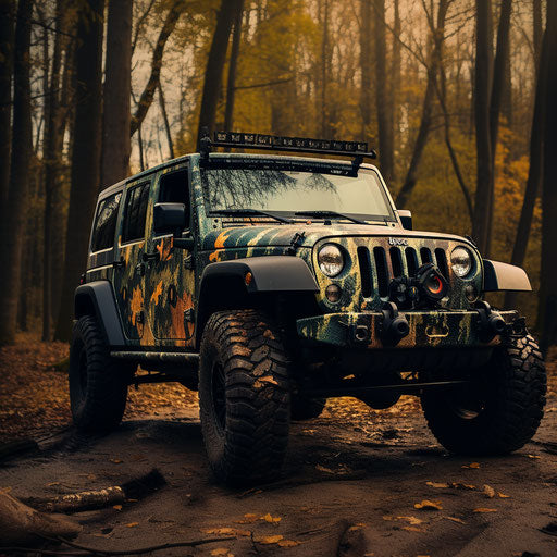Classic Camouflage Jeep Wrangler