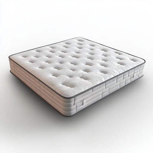 Realistic clipart of a mattress, high resolution, isolated