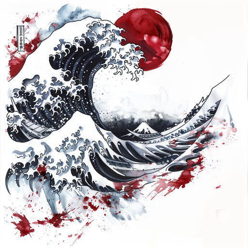 Modern Water Tattoo Sketches