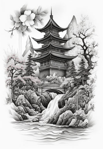 Japanese symbols tattoo designs for men