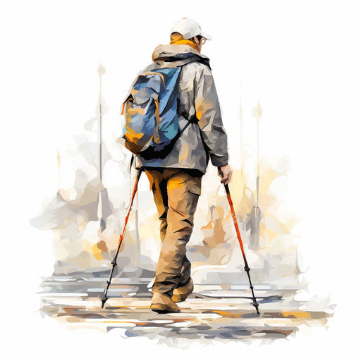 Stroll in Oil painting style