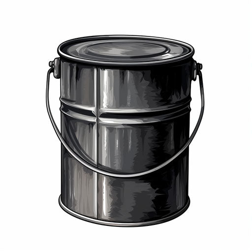 Can clipart in the style of Chiaroscuro Art, on white background