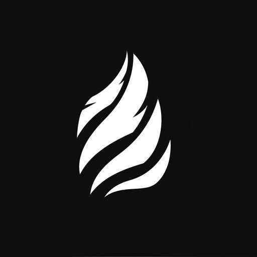 Bold new logo with a high contrast black and white design