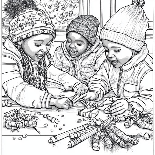 Child's Play & Skill: Kwanzaa Coloring Pages