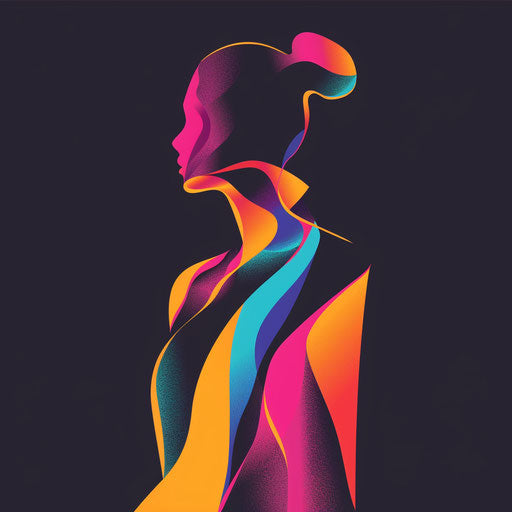 Modern and stylish logo for a clothing brand with vibrant tones