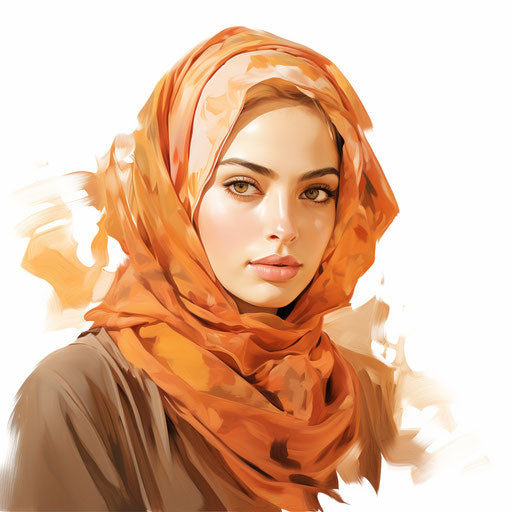 Wedding illustration in the style of oil painting