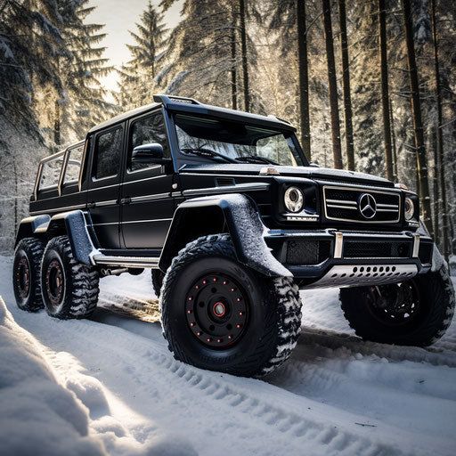 Classic Fat Tires on Mercedes Benz G-Wagon