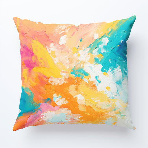 Pillow clipart in the style of Impressionistic Art