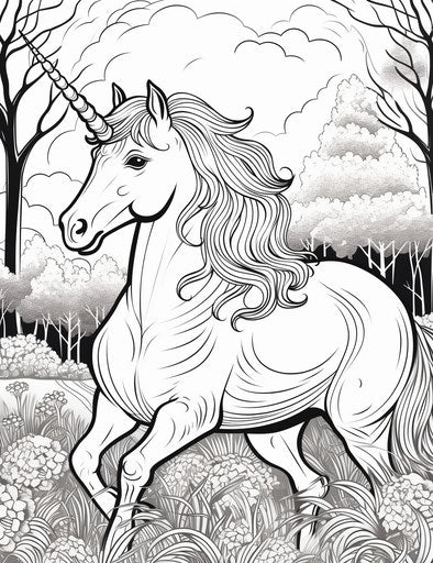 Free and printable unicorn coloring pages for kids