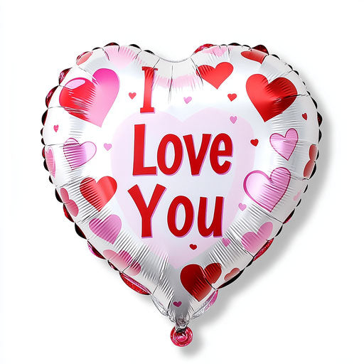 Heart-shaped 'I Love You' balloon for Valentine's Day