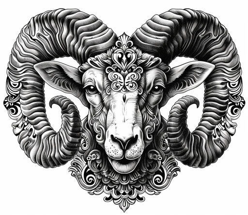 Aries Tattoo Flash Collection