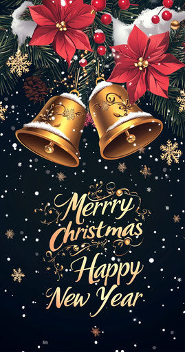 Stylish Merry Christmas And Happy New Year Caricature Clipart for Fashion Design