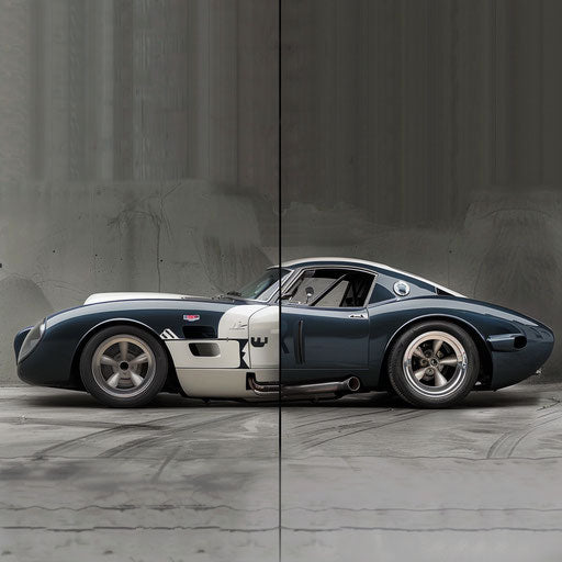Evolution of Design: Shelby Daytona with Split Personality Paint Job