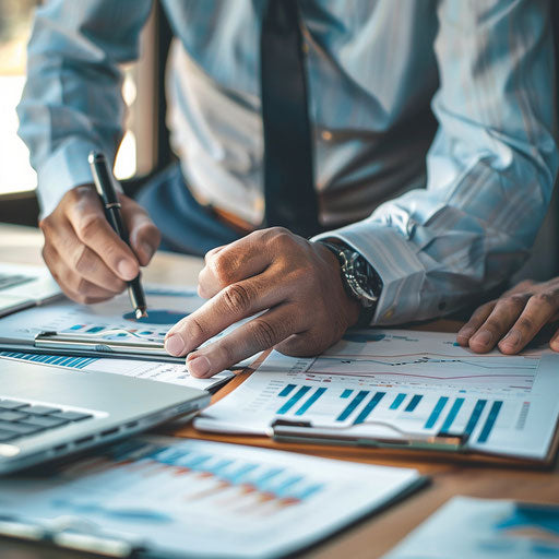 Wealth manager guiding asset allocation