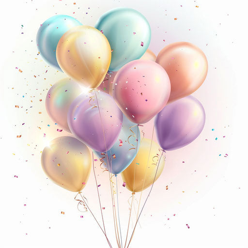 Realistic congratulations clipart on flat white background