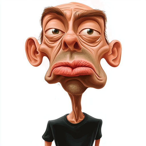 Scalable Invitation Caricature Clipart Vectors for Design Flexibility