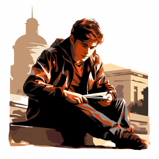 Student illustration in the style of Chiaroscuro Art