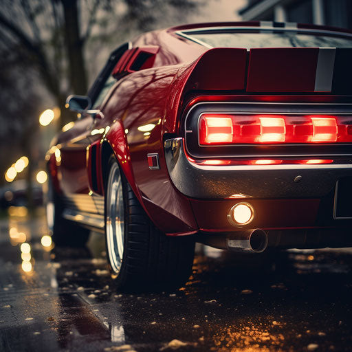 Ford Mustang GT Shelby classic, larger exhausts