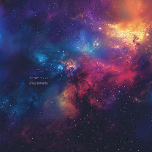 Inspiring quote on galaxy background, motivating reflection