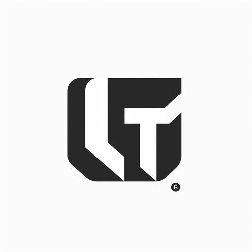 Sleek business logo with a modern icon and bold typography