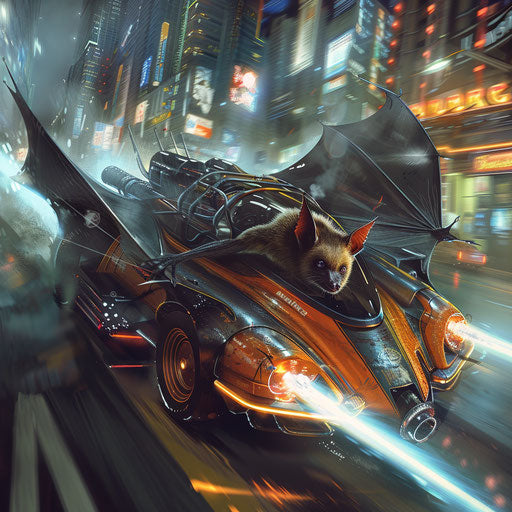 Bat in high-speed urban race