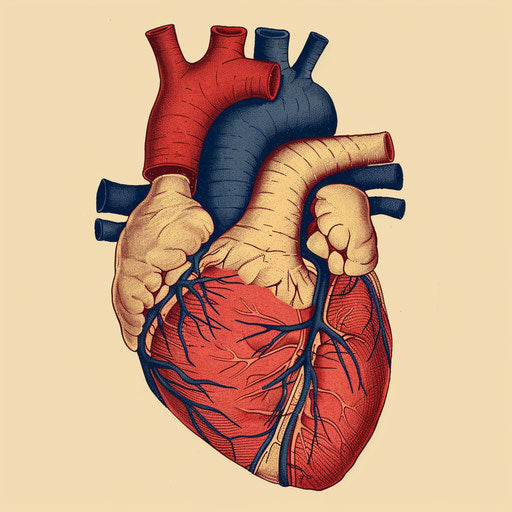 Miniature heart animation 500–1000, human anatomy