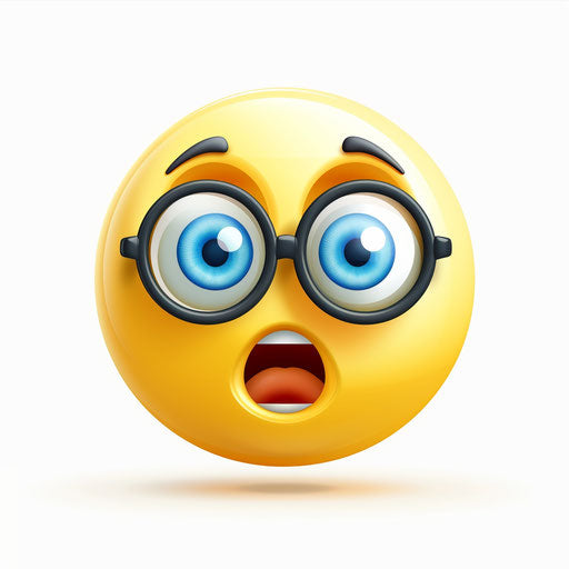 Yellow emoji depicting confusion